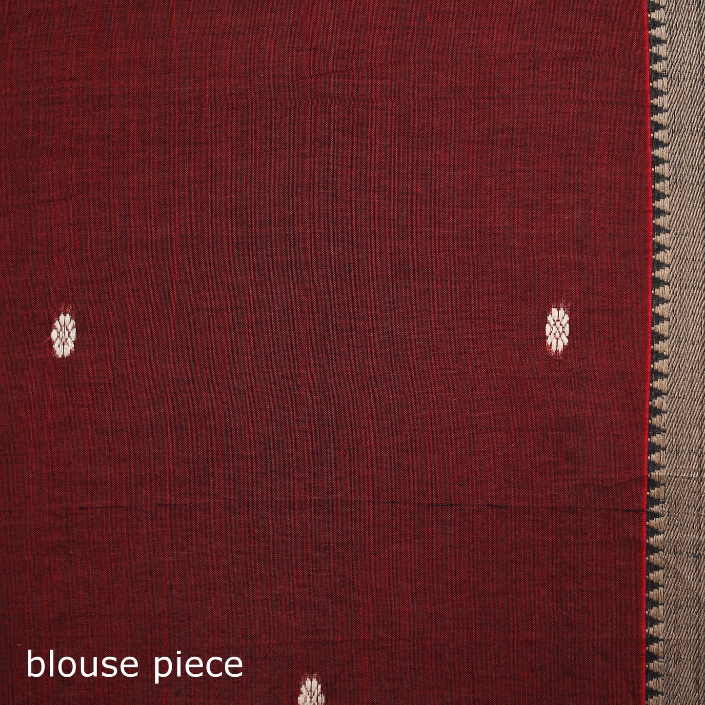 Dharwad Woven Thread Buti Mercerised Cotton Saree with Border 75