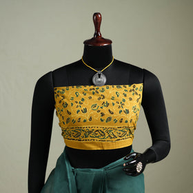 Green - Nazaakat Kota Doria Cotton Plain Saree with Blouse & Jewellery Set 18