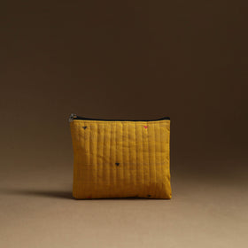 Yellow - handmade multipurpose utility pouches (set of 3)