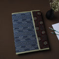 Blue Handcrafted Bengal Kantha Work File Folder