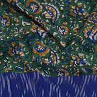 Green - Block Print Cotton Bagru Blouse Piece 01