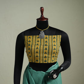 Green - Nazaakat Kota Doria Cotton Plain Saree with Blouse & Jewellery Set 20