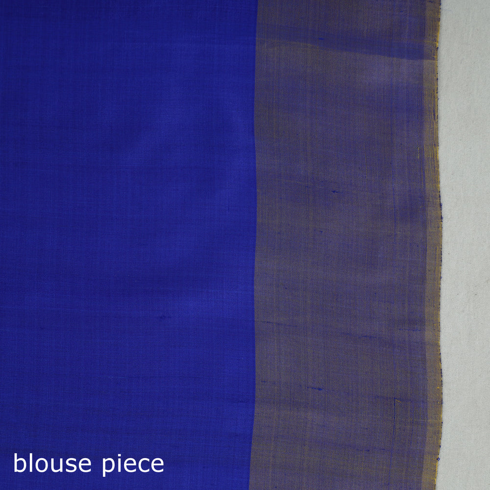 Purple - Bengal Pure Handloom Stripes Katan Silk Saree 05