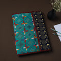 Green Handcrafted Bengal Kantha Work File Folder