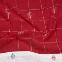 Red - Organic Kala Cotton Handloom Blouse Piece 30