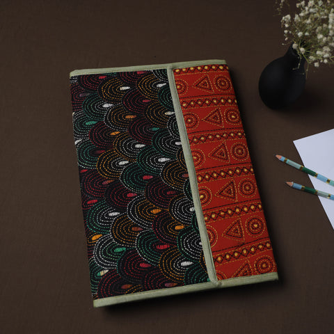 Multicolor Handcrafted Bengal Kantha Work File Folder
