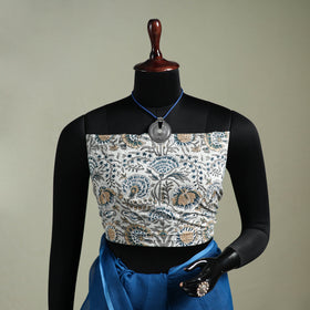 Blue - Nazaakat Kota Doria Cotton Plain Saree with Blouse & Jewellery Set 27