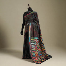 Multicolor - hand embroidery bangalore silk handloom bengal