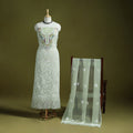 Lucknowi Hand Embroidered Chikankari Georgette 3pc Unstitched Dress Material 07
