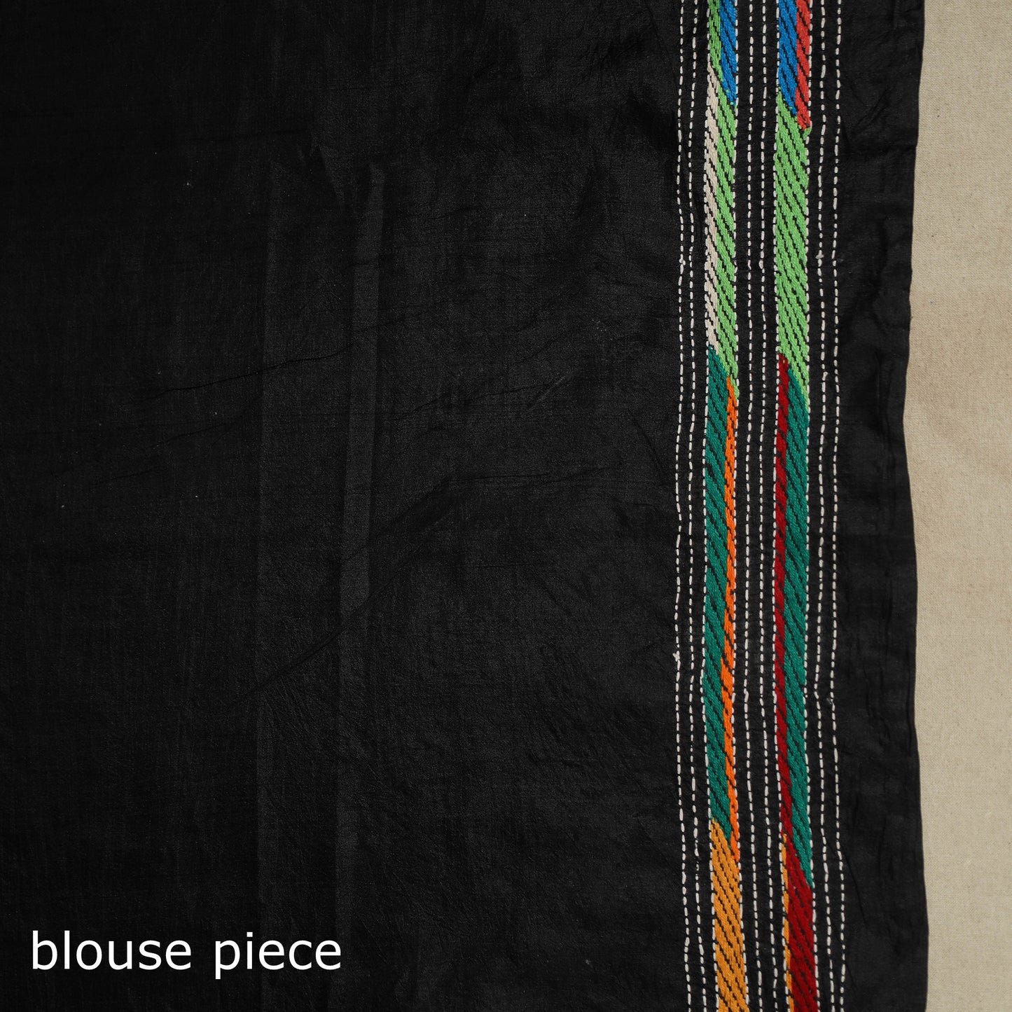 Multicolor - hand embroidery bangalore silk handloom bengal
