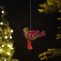 Bird Felt Ornament - Handmade Christmas Decor 11