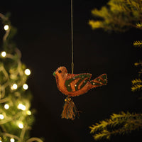 Bird Felt Ornament - Handmade Christmas Decor 13