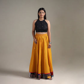 Jacquard 24 Kali Patchwork Cotton Long Skirt 01