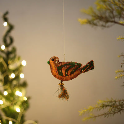 Bird Felt Ornament - Handmade Christmas Decor 20