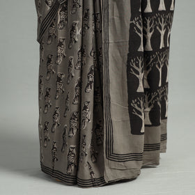 Buy Bindaas Art Block Printed Natural Dyed Cotton Saree 28 Online at iTokri.Com