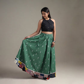 Jacquard 24 Kali Patchwork Cotton Long Skirt 02