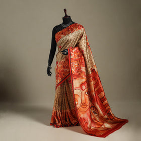 Multicolor - handpainted bishnupuri silk bengal kantha