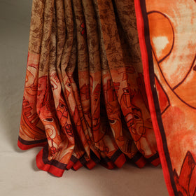 Multicolor - handpainted bishnupuri silk bengal kantha