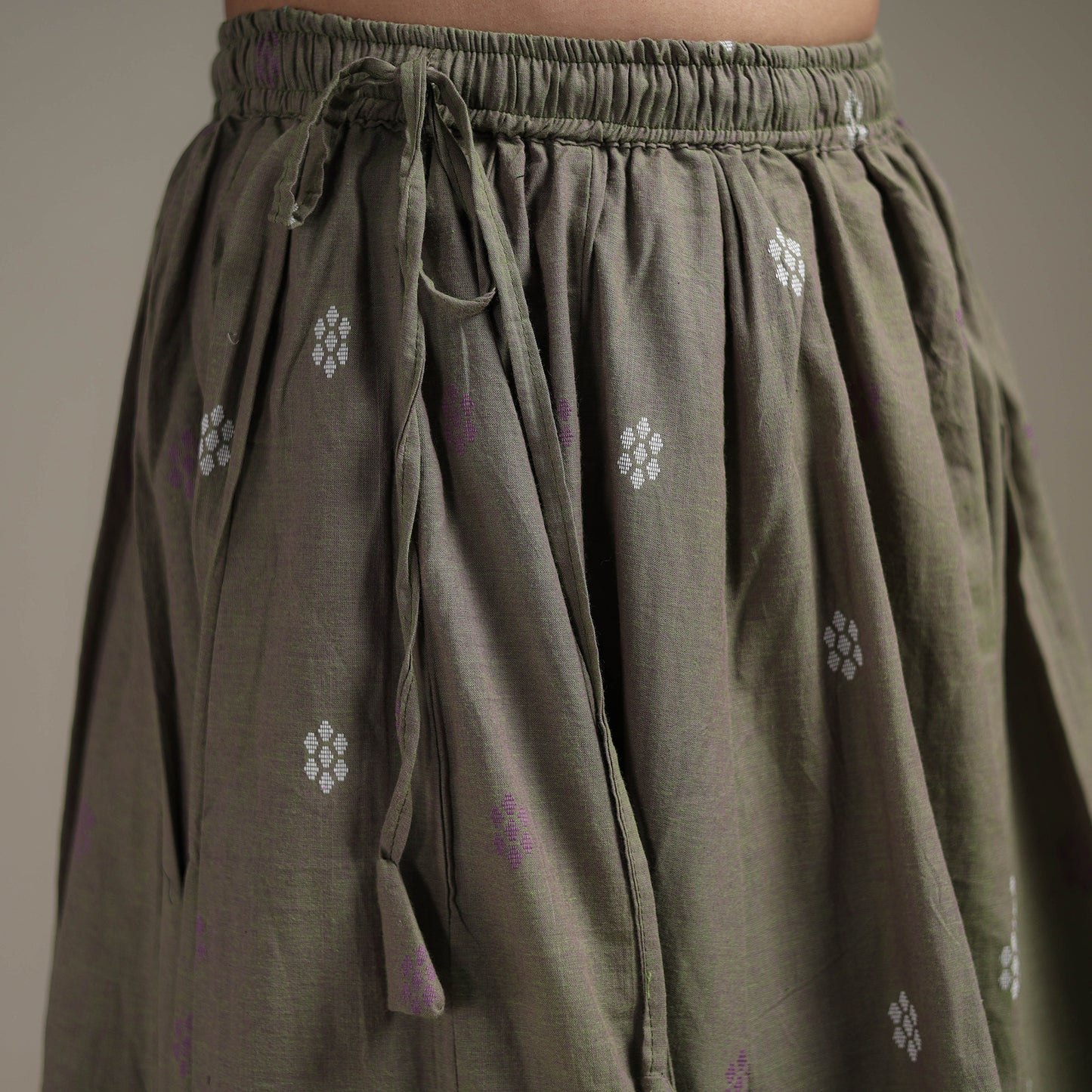 Jacquard 24 Kali Patchwork Cotton Long Skirt 03