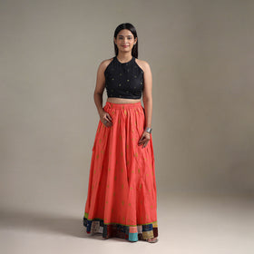 Jacquard 24 Kali Patchwork Cotton Long Skirt 04
