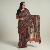 Ajrakh Saree