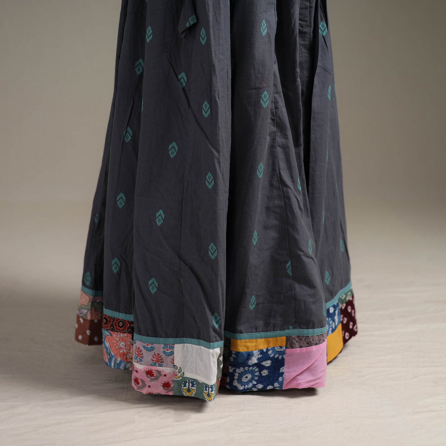 Jacquard 24 Kali Patchwork Cotton Long Skirt 06