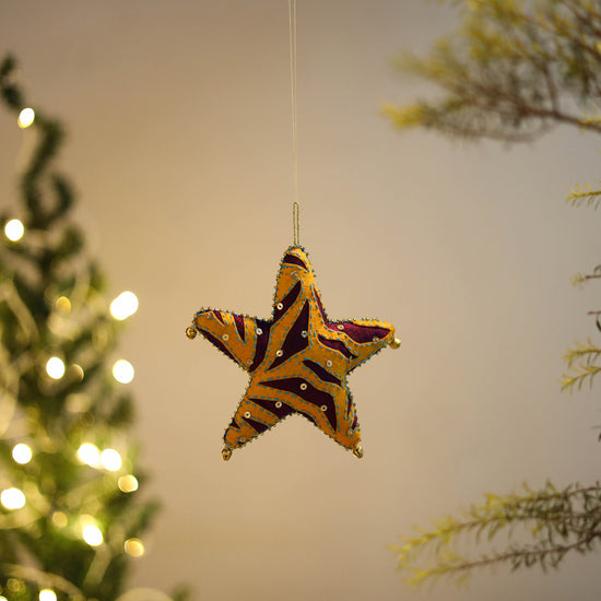 Star Felt Ornament - Handmade Christmas Decor 25