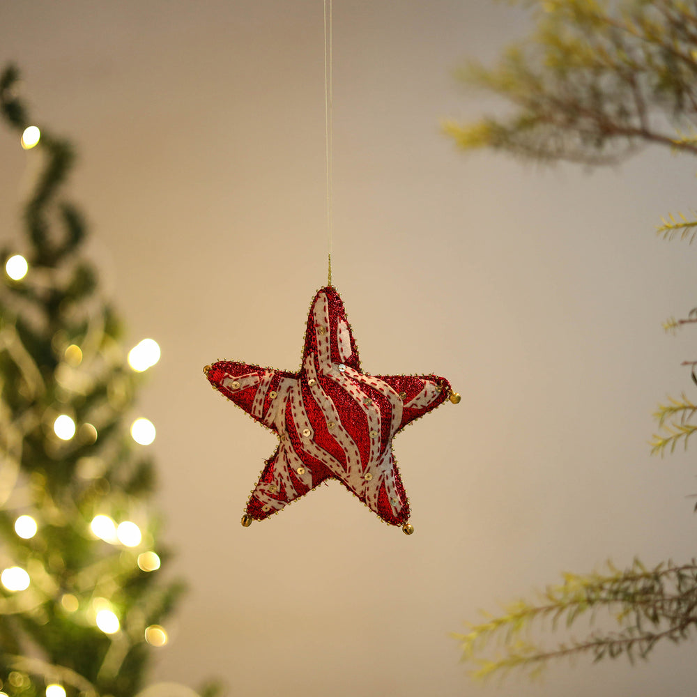 Star Felt Ornament - Handmade Christmas Decor 26