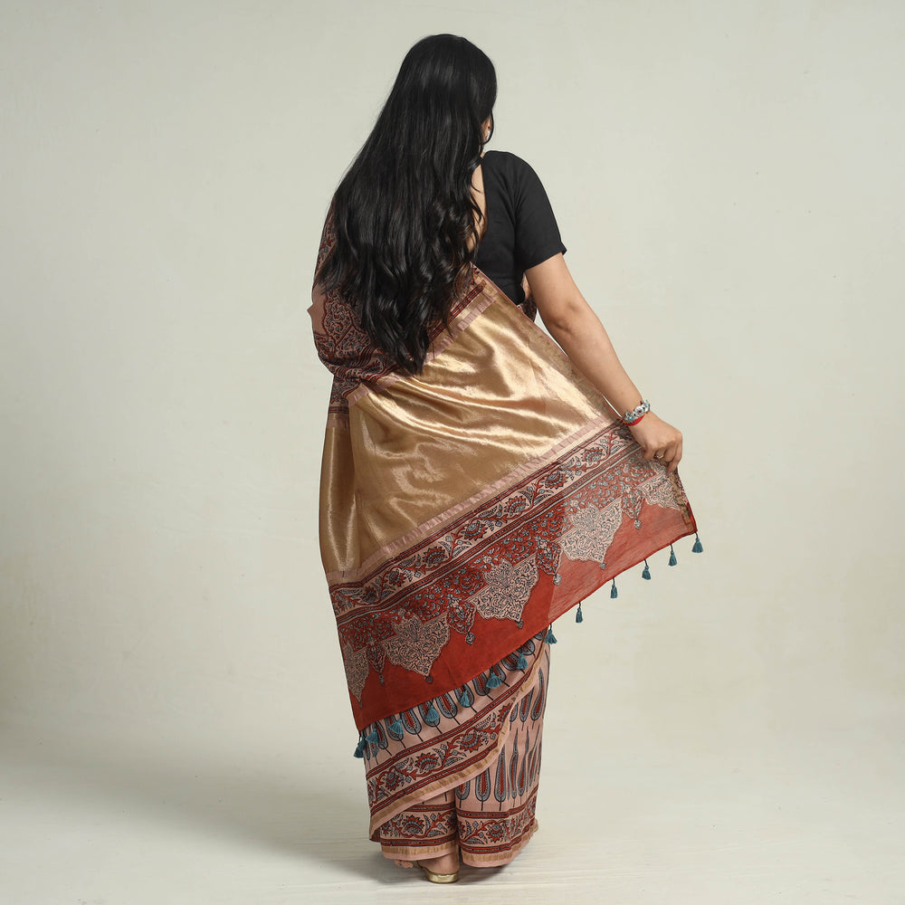 Ajrakh Saree