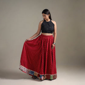 Jacquard 24 Kali Patchwork Cotton Long Skirt 10