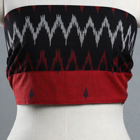 Black - Cotton Pochampally Ikat Blouse Piece 31