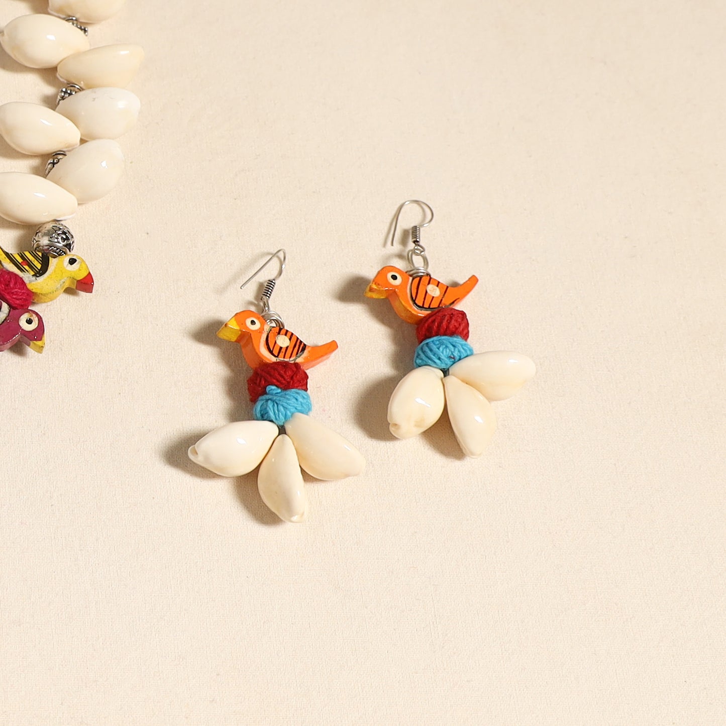 Multicolor - navratri special! German silver shell & thread