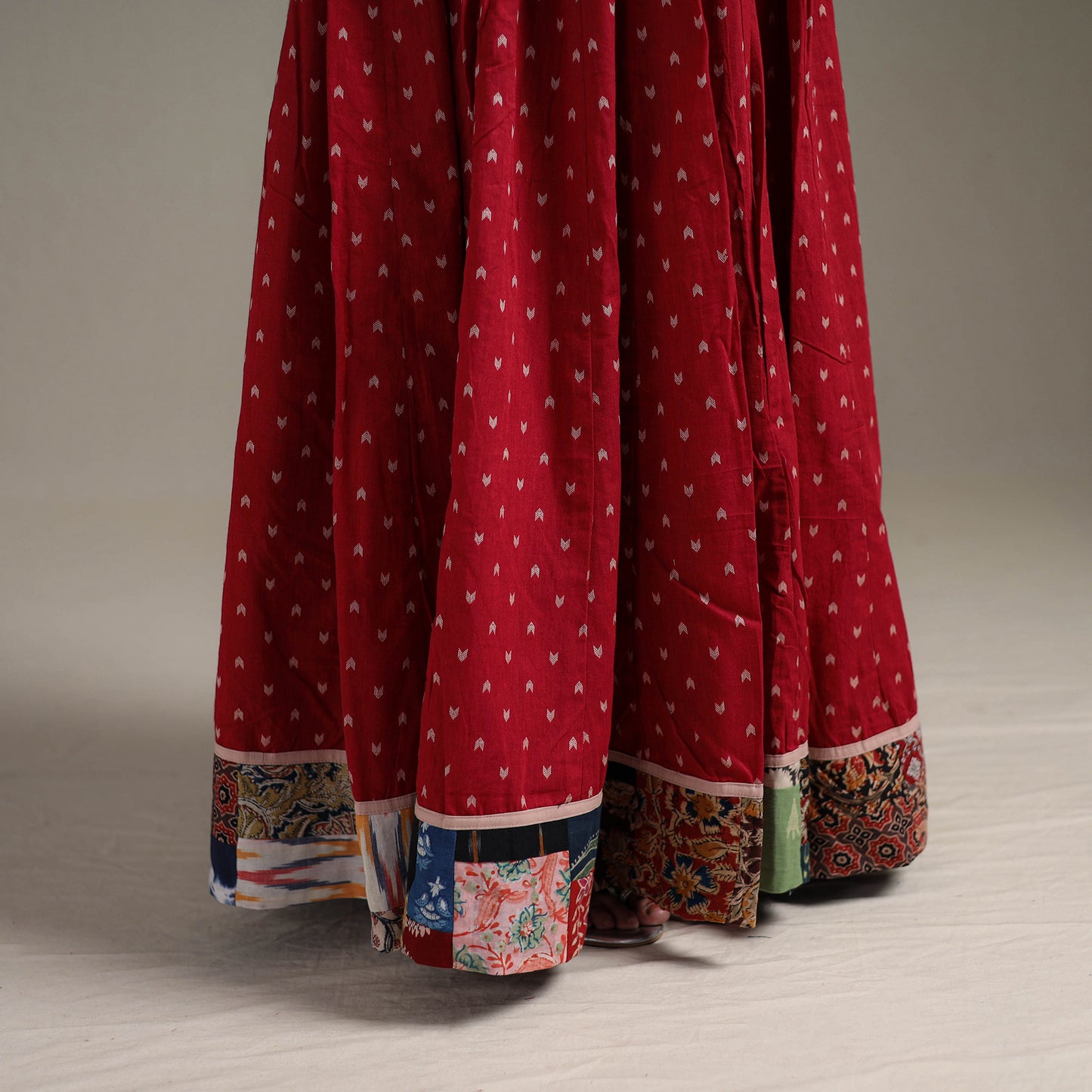 Jacquard 24 Kali Patchwork Cotton Long Skirt 10