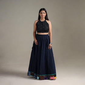 Jacquard 24 Kali Patchwork Cotton Long Skirt 11