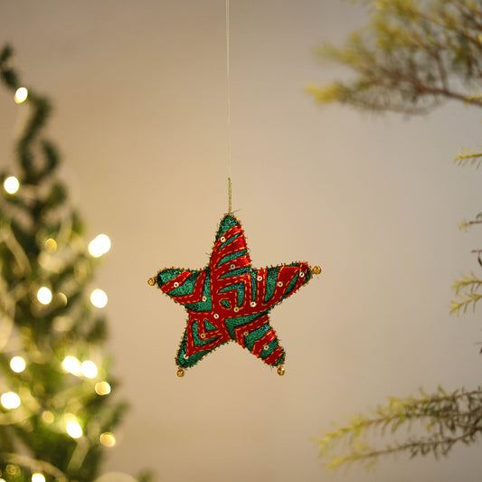 Star Felt Ornament - Handmade Christmas Decor 28