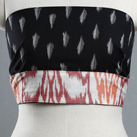 Black - Cotton Pochampally Ikat Blouse Piece 39