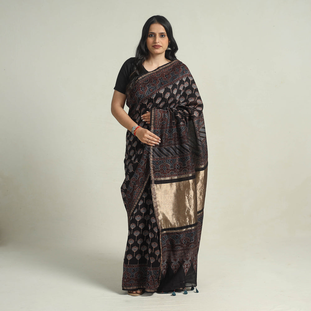 Ajrakh Saree