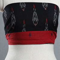 Black - Cotton Pochampally Ikat Blouse Piece 42