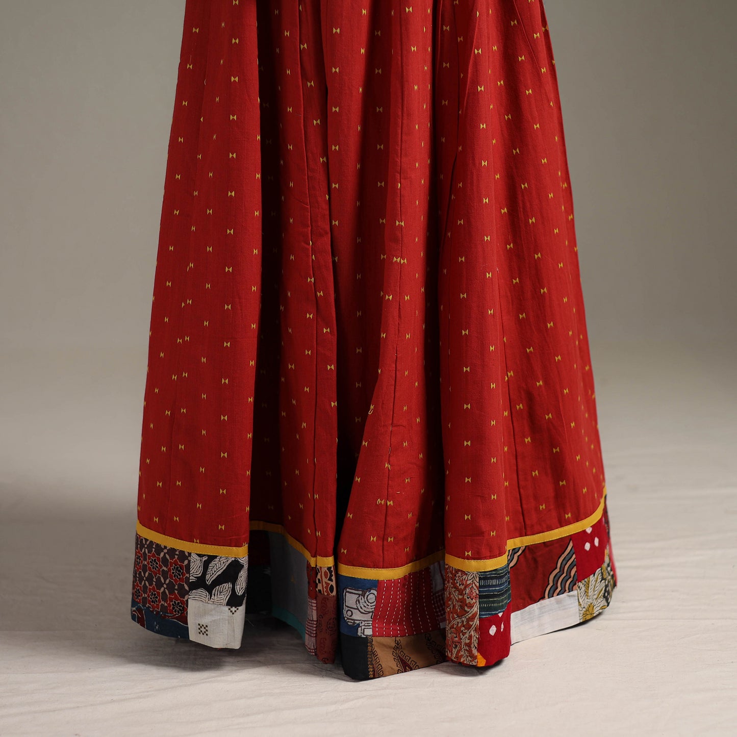 Jacquard 24 Kali Patchwork Cotton Long Skirt 12
