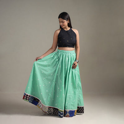 Jacquard 24 Kali Patchwork Cotton Long Skirt 13