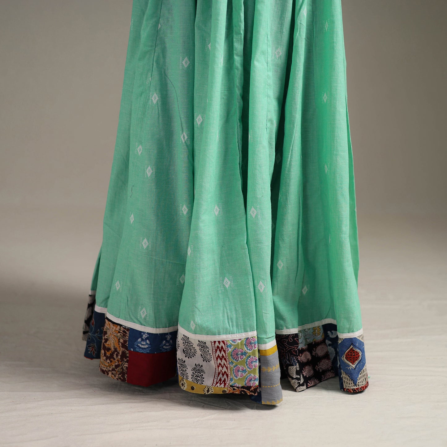 Jacquard 24 Kali Patchwork Cotton Long Skirt 13