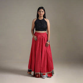 Jacquard 24 Kali Patchwork Cotton Long Skirt 16