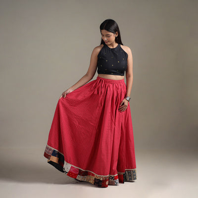 Jacquard 24 Kali Patchwork Cotton Long Skirt 16