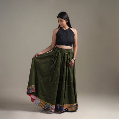 Jacquard 24 Kali Patchwork Cotton Long Skirt 19