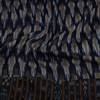 Blue - Cotton Pochampally Ikat Blouse Piece 46