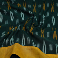 Green - Cotton Pochampally Ikat Blouse Piece 45