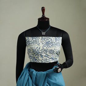 Blue - Nazaakat Kota Doria Cotton Plain Saree with Blouse & Jewellery Set 55