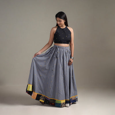 Jacquard 24 Kali Patchwork Cotton Long Skirt 22