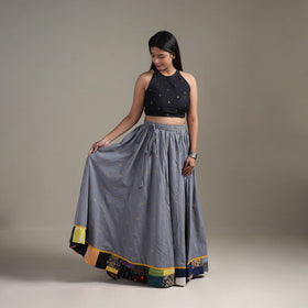 Jacquard 24 Kali Patchwork Cotton Long Skirt 22