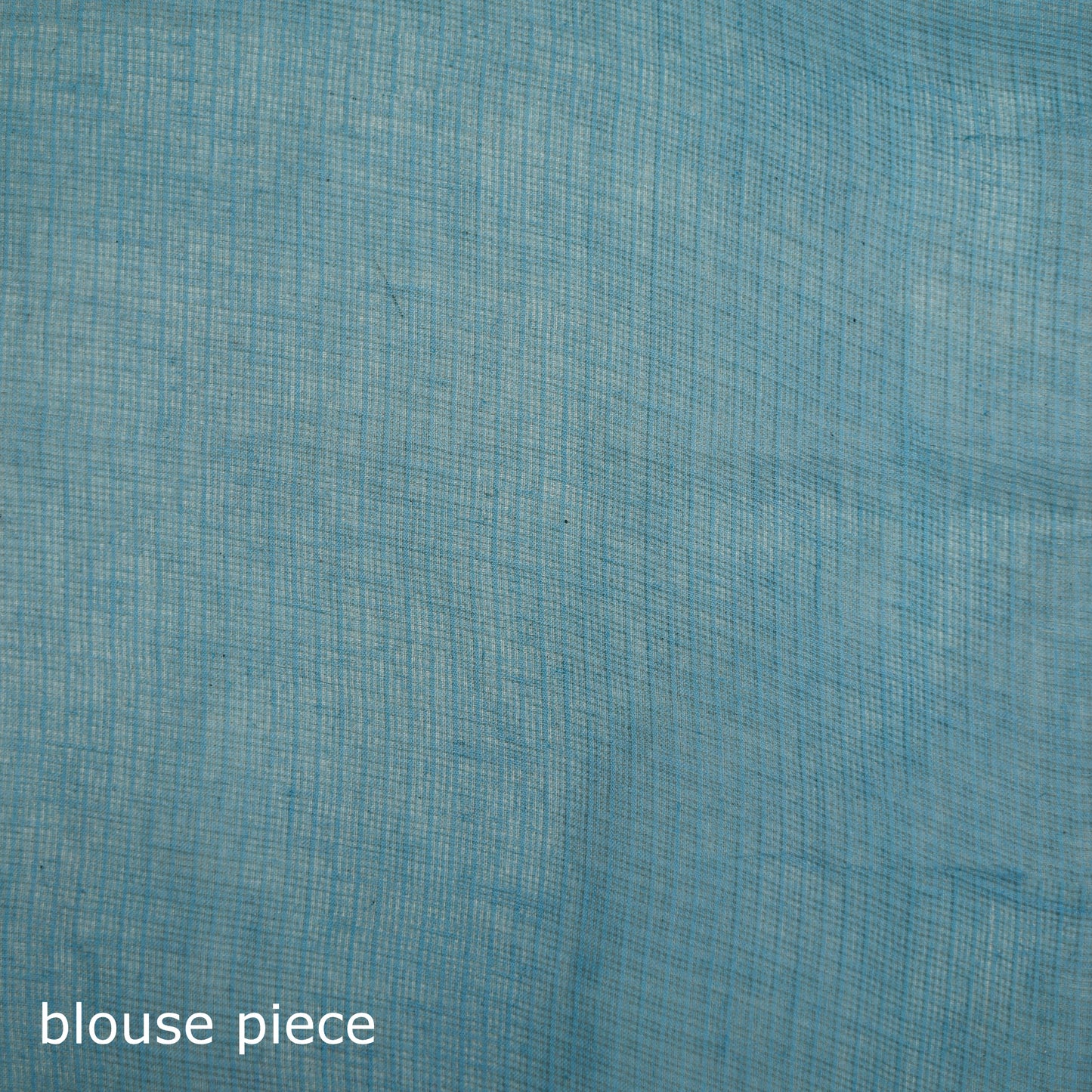 Blue - Nazaakat Kota Doria Cotton Plain Saree with Blouse & Jewellery Set 55